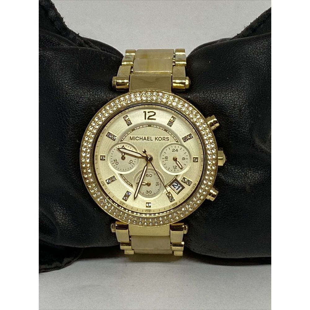 Michael Kors Parker MK5632 Womens Stainless Steel Analog Dial Quartz Watch UC459 - Picture 3 of 12